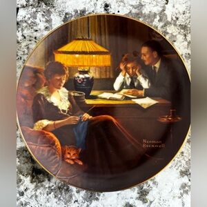 Norman Rockwell plates